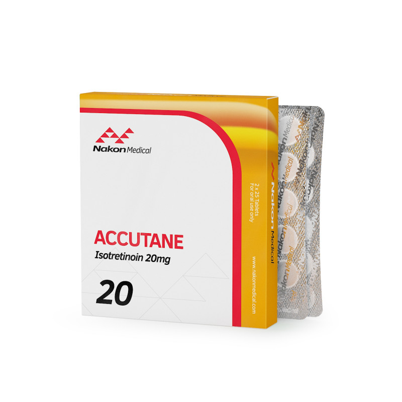 Accutane 20mg 50 Tablets Nakon Medical USA